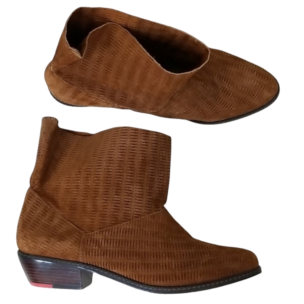 New Joe's suede booties us 10 Eur 40 org. $150 wide calf